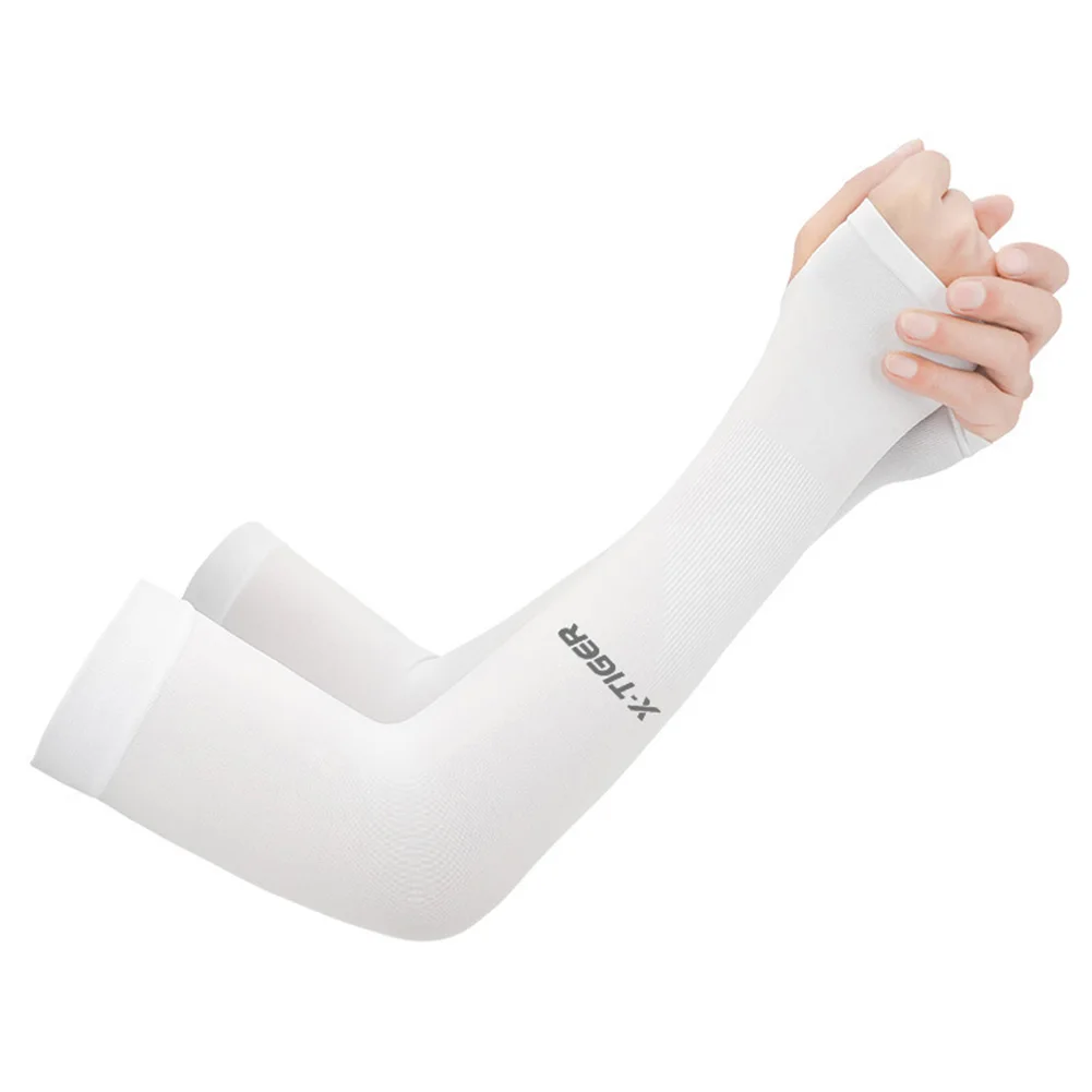 

1pair UV Protection Cooling Arm Sleeves Unisex Ice Silk Arms Covers For Outdoor Sports Cycling Running