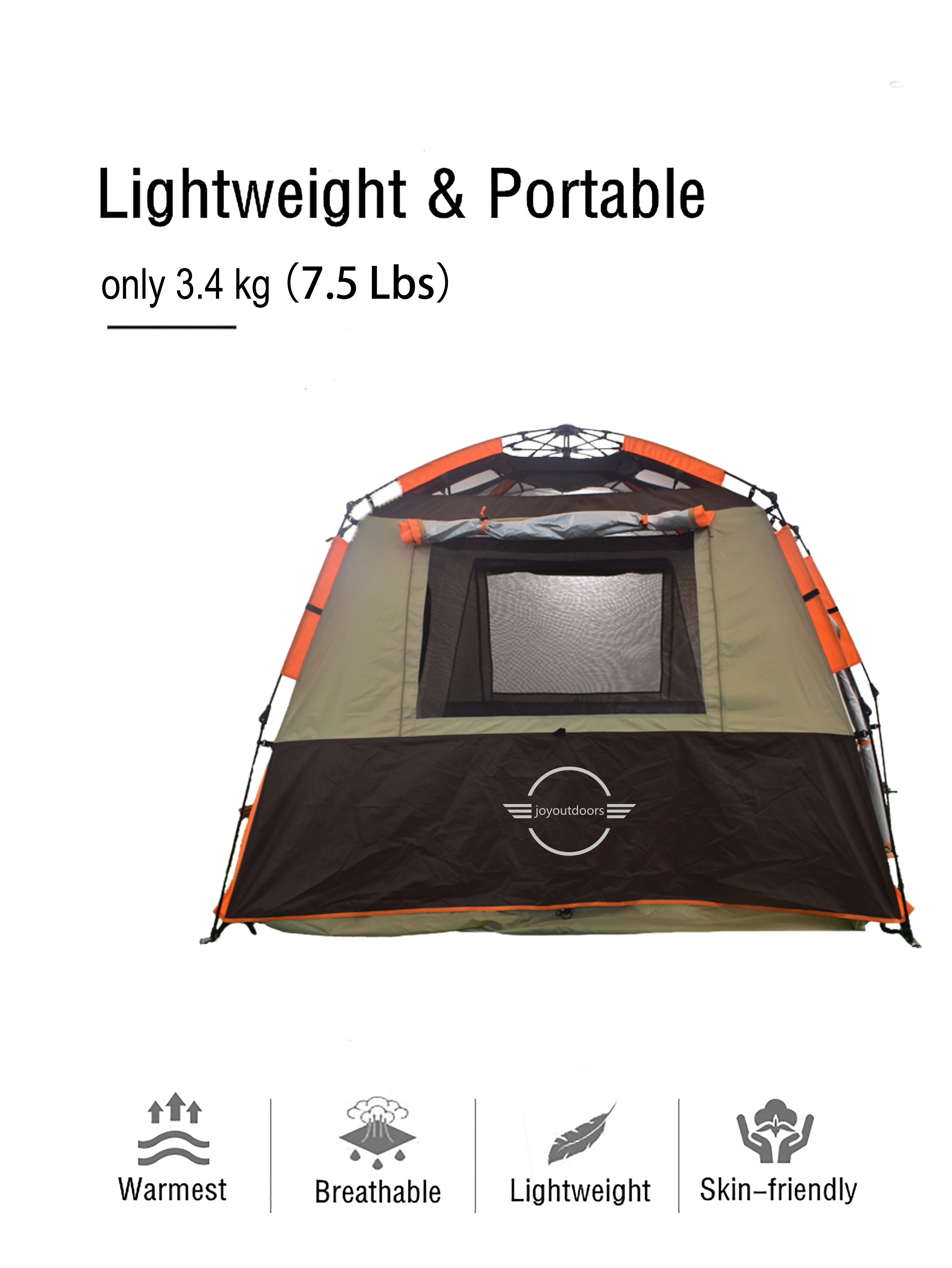 3-5 человек 4 сезонные палатки двухслойный водонепроницаемый дышащий уличный