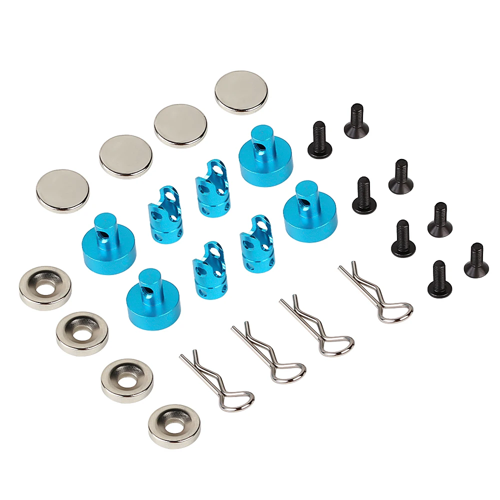 Металлическое невидимое крепление для корпуса 4 шт. магнитное Скрытое с R