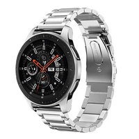 for samsung galaxy watch 3 strap huawei watch gt2 20mm 22mm metal strap gear s3 active2 classic quick release stainless steel