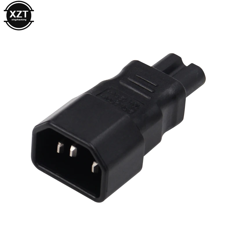 Адаптер питания переменного тока преобразователь IEC C14 в C7 адаптер C14/C7 с вилкой 3