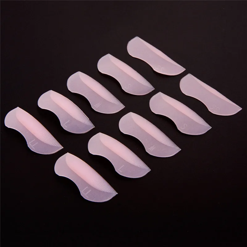 5 Pairs New Silicone durable eyelash permanent Perm Curler Curling Root Lifting False Fake Eyelash Shield Pad maquillaje patches