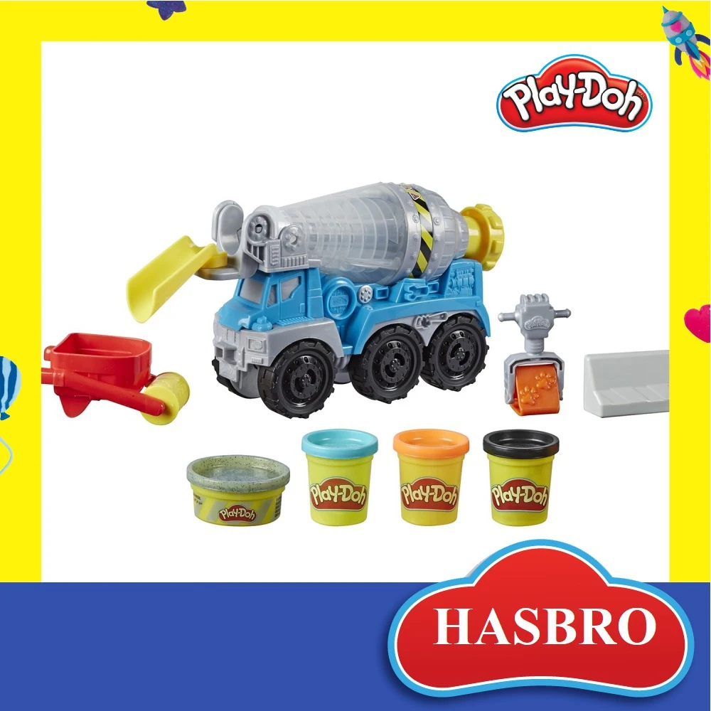 Набор для лепки Play Doh Wheels Бетономешалка E68915L0|Пластилин| |