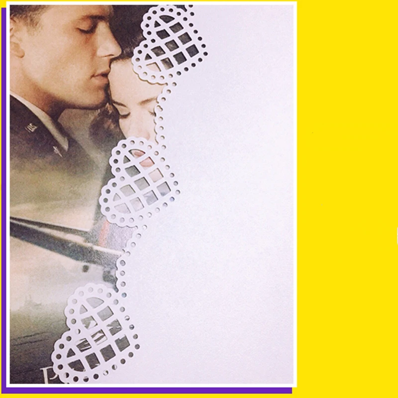 1 шт. Нарядное границы удар S цветочный дизайн рельефное тиснение для