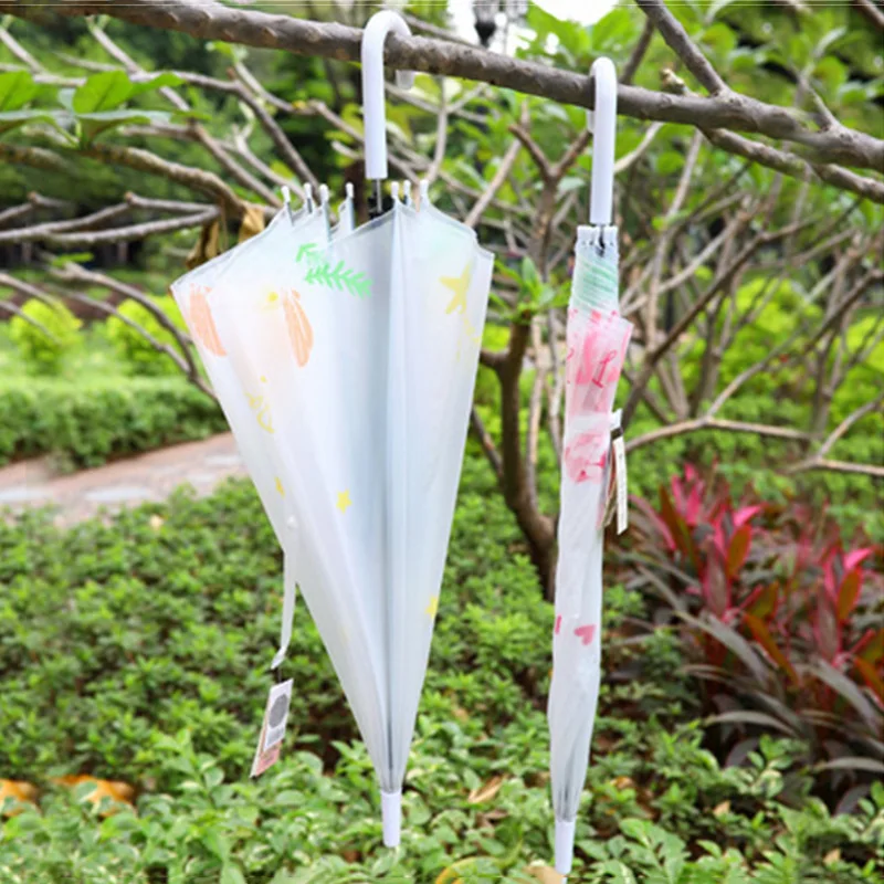 Милый прозрачный зонтик с кроликом детский женский зонт корпорация лезвие