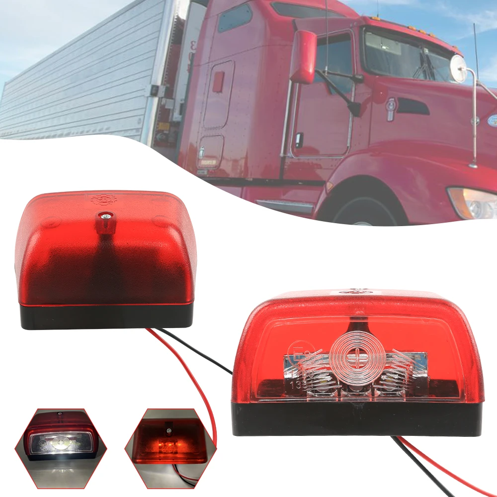 

Turn Signal Indicator 3 LEDs Tail Light Number Plate Light Rear Reverse Brake Stop Lamp Trailer Led Number Plate Lights