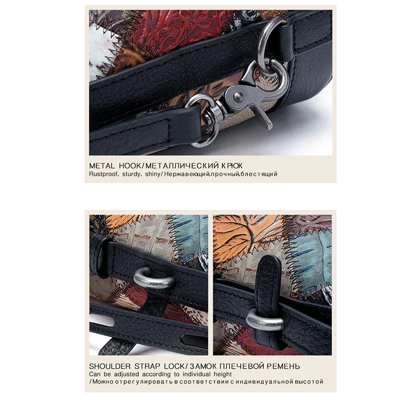 Сумка MVA женская из натуральной кожи маленький саквояж на плечо Роскошный