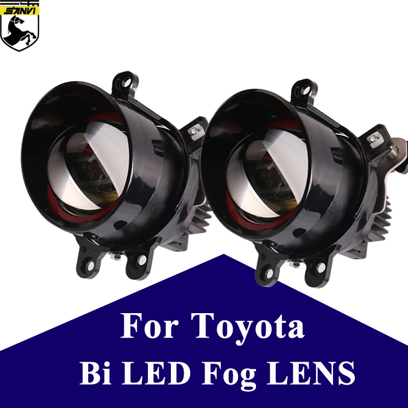 

2pcs Car Bi led Projector Fog Lens light for Toyota Corolla Yaris Auris Hilux RAV4 Camry Avensis Highlander Verso Fortuner