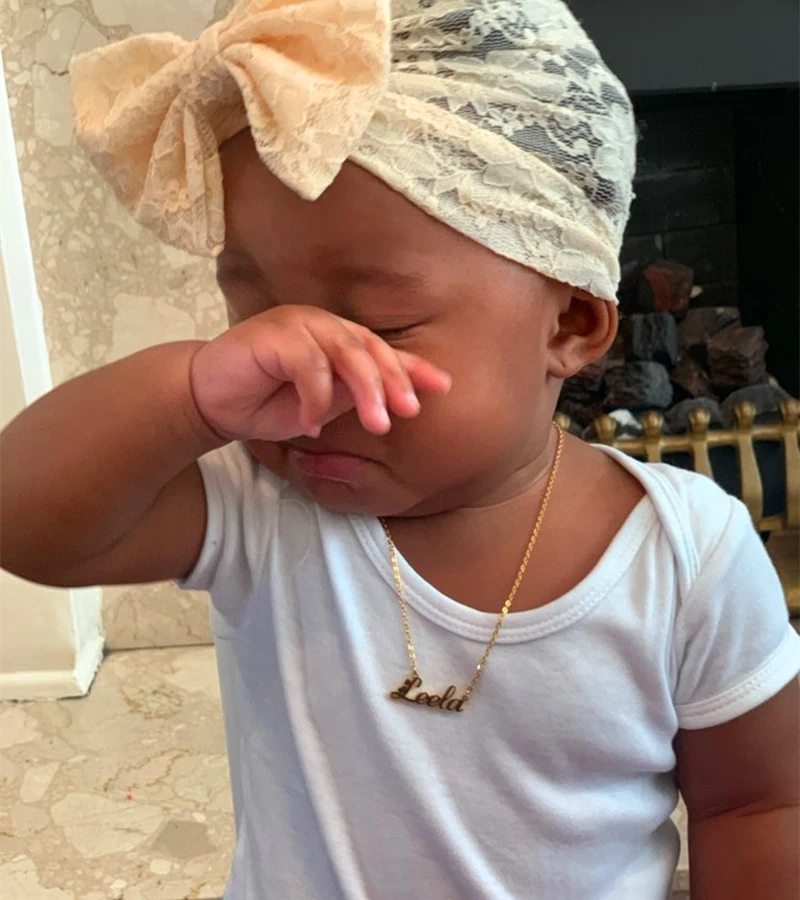 Симпатичное ожерелье для новорожденного ребенка индивидуальное украшение из