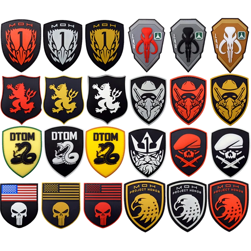 Power DTOM лягушка тиран ПВХ-патч искусственная Военная декоративная швейная