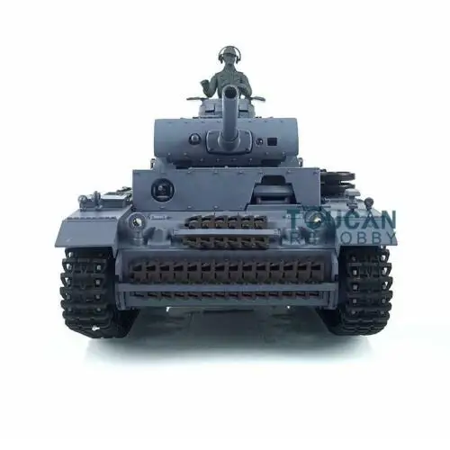 2 4G 1/16 шкала Henglong 6 0 пластиковый немецкий Panzer III L RTR радиоуправляемая модель танка