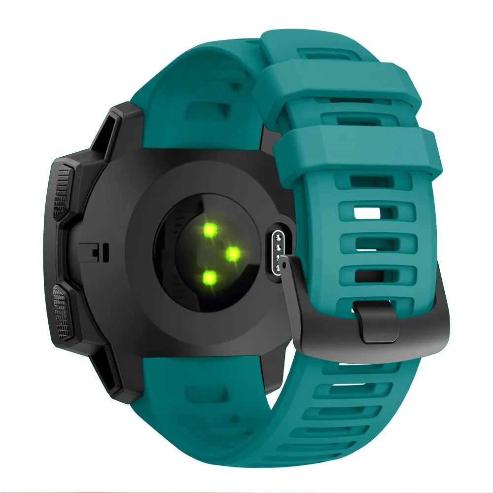 Многоцветные часы Wirstband Smartwatch аксессуары 22 мм силиконовый ремешок быстросъемный сменный ремешок для часов Garmin Instinct