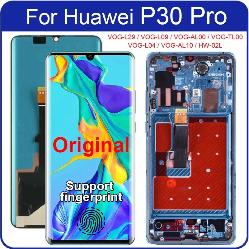 Оригинальный ЖК-дисплей 6 47 дюйма для Huawei P30 Pro дисплей с сенсорным экраном и