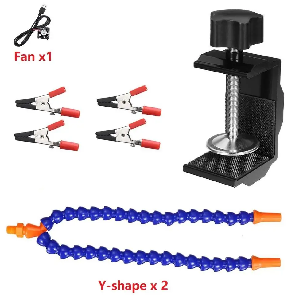 Soldering Holder Flexible Arm 4 Helping Hand Magnifier alumin Station for Repair Tools PCB Board Fixed Clip | Мобильные телефоны и