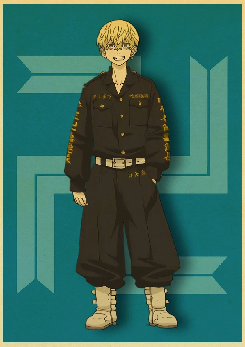 Японское популярное аниме Мстители Токио фотобумага для дома спальни кабинета