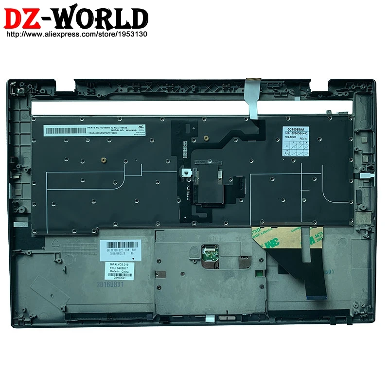 Английская клавиатура с подсветкой и корпусом C подставка для рук сенсорная
