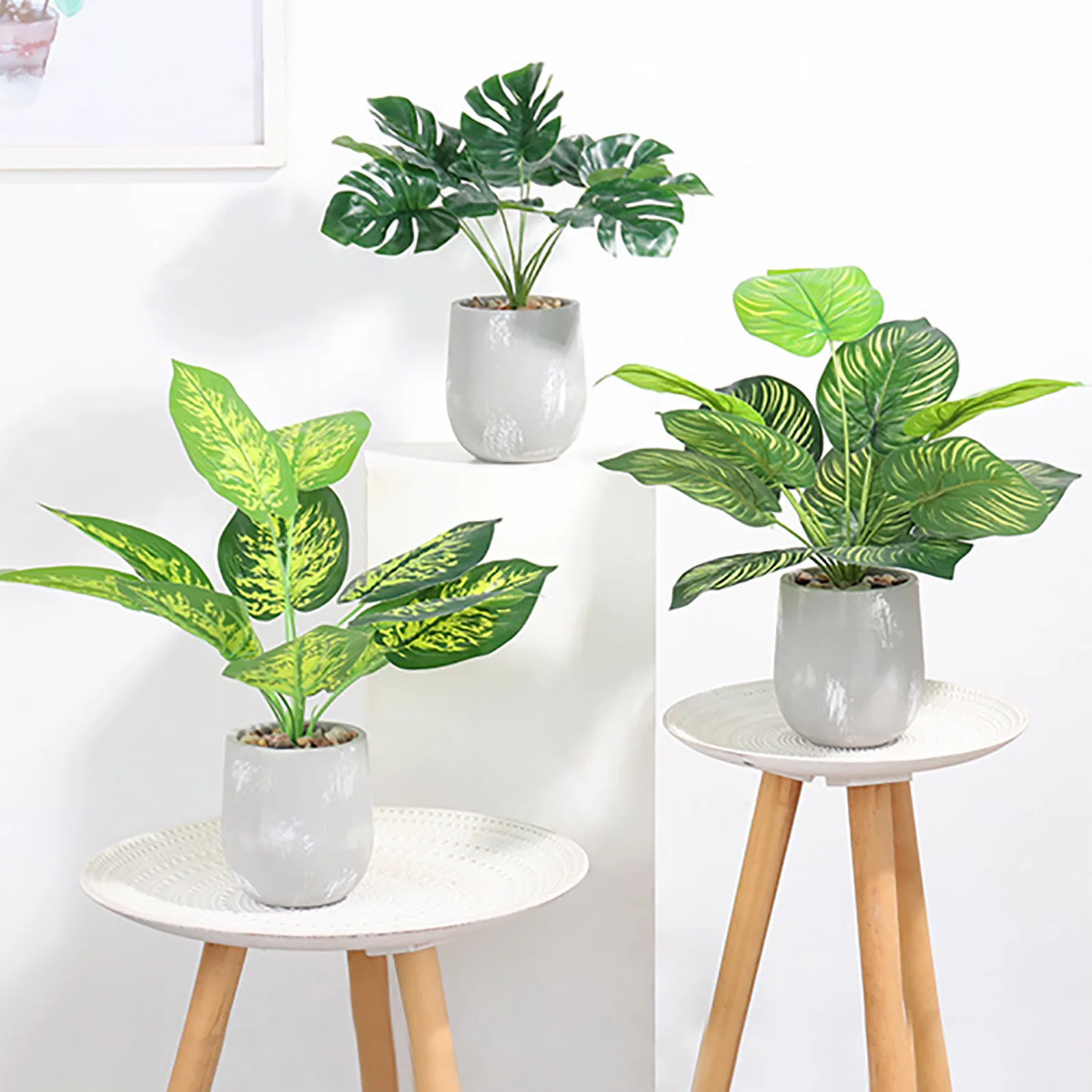 

Искусственный декор в горшке, искусственная зеленая тыква, листья черепахи, цветы, растения, украшения для дома, рабочего стола, офиса, ванно...