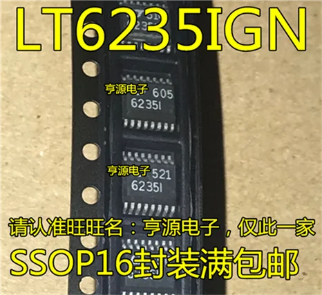 LT6235 LT6235IGN LTC6235IGN 6235I SSOP16|Аксессуары для демонстрационных стендов| |
