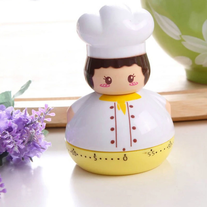 Кухонный таймер Творческий мультфильм выпечки будильник шеф-повара утенок