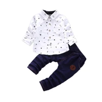 new spring autumn baby boys clothes suit children cotton shirt pants 2pcssets toddler fashion clothing infant kids tracksuits