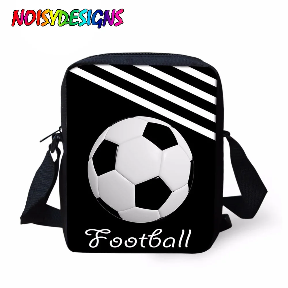 Сумки мессенджеры для мальчиков с 3D рисунком ножного шара|Сумки ручками| |