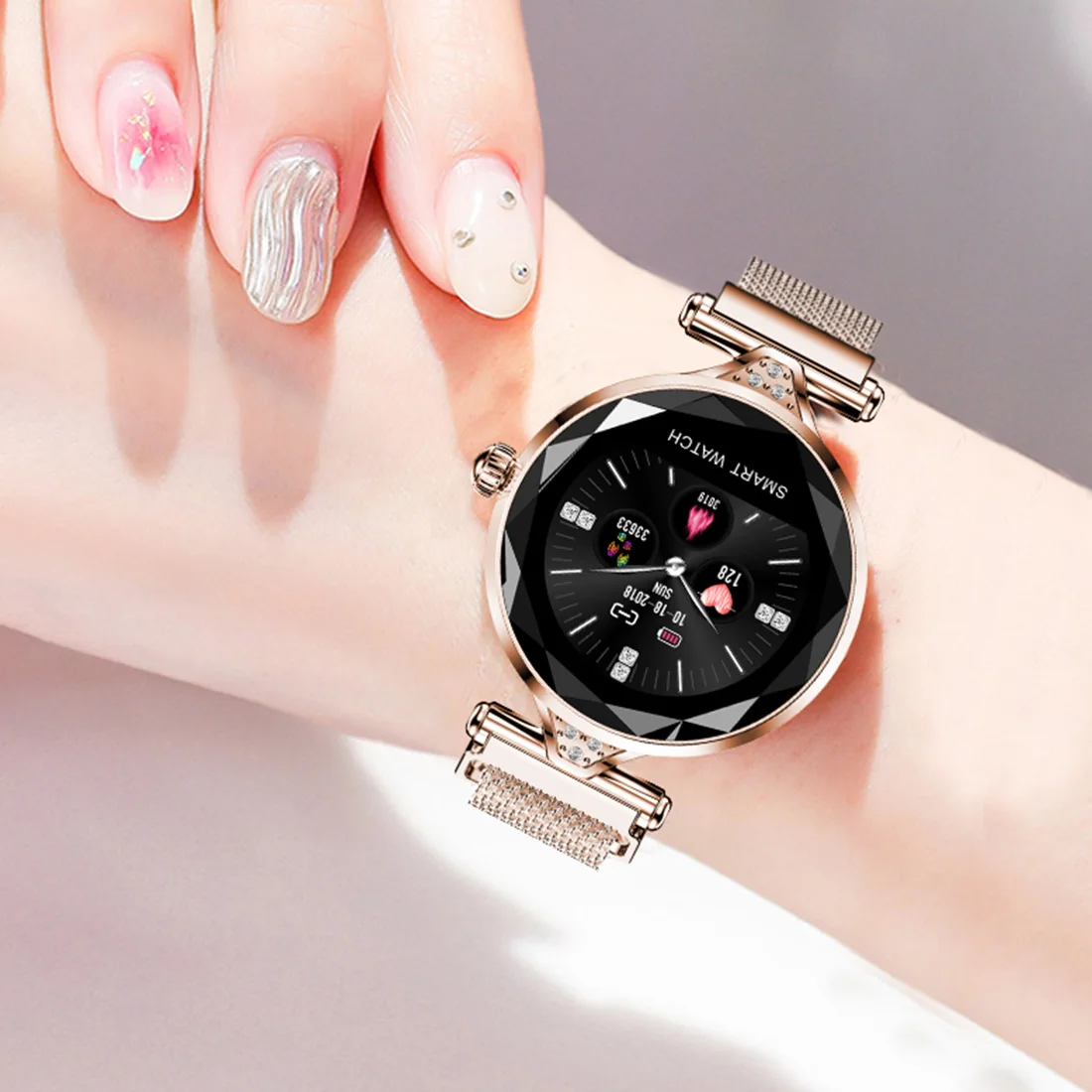 

H2 Smart Watch Women Waterproof Fitness Tracker Smart Bracelet Heart Rate Monitoring Sport Bluetooth Lady Watch For Android IOS