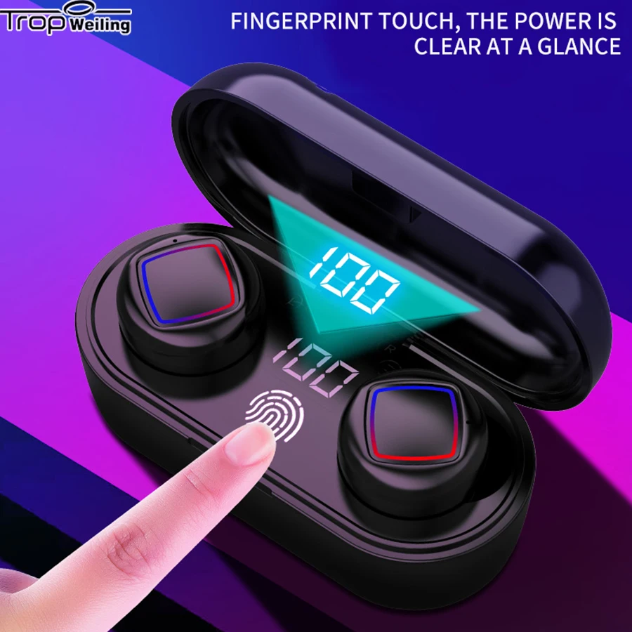 Спортивная гарнитура Tws Hi-Fi стереозвук Bluetooth наушники с активным шумоподавлением