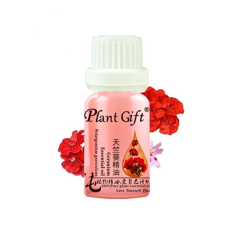 

100% Pure Plant Essential Oils French Imports Geranium Oil 10ml Hemostasis Antibacterial Antiphlogistic SET