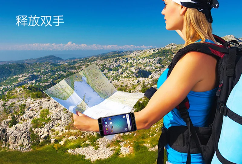 4 6 дюймов Сумка для бега мужчин и женщин нарукавная повязка сенсорного экрана