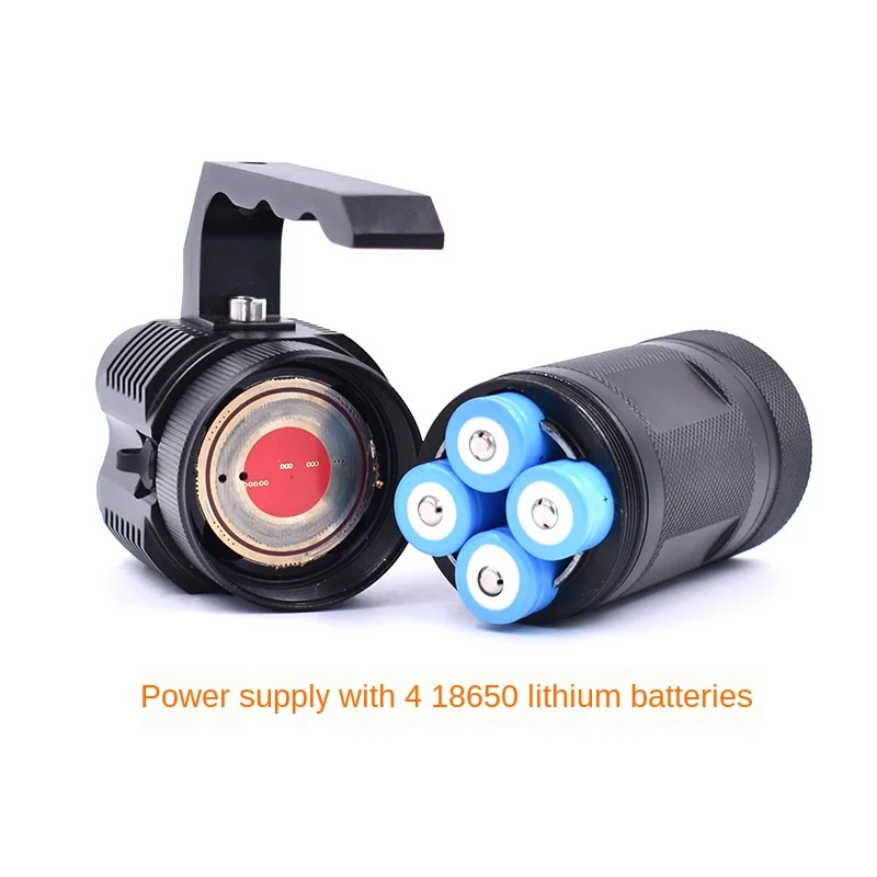 저렴한 ZHIYU-고출력 4 L2 LED 손전등, 울트라 브라이트 DC 충전식 토치 램프, 18650 배터리, 5 모드, 캠핑 작업 랜턴, 신제품