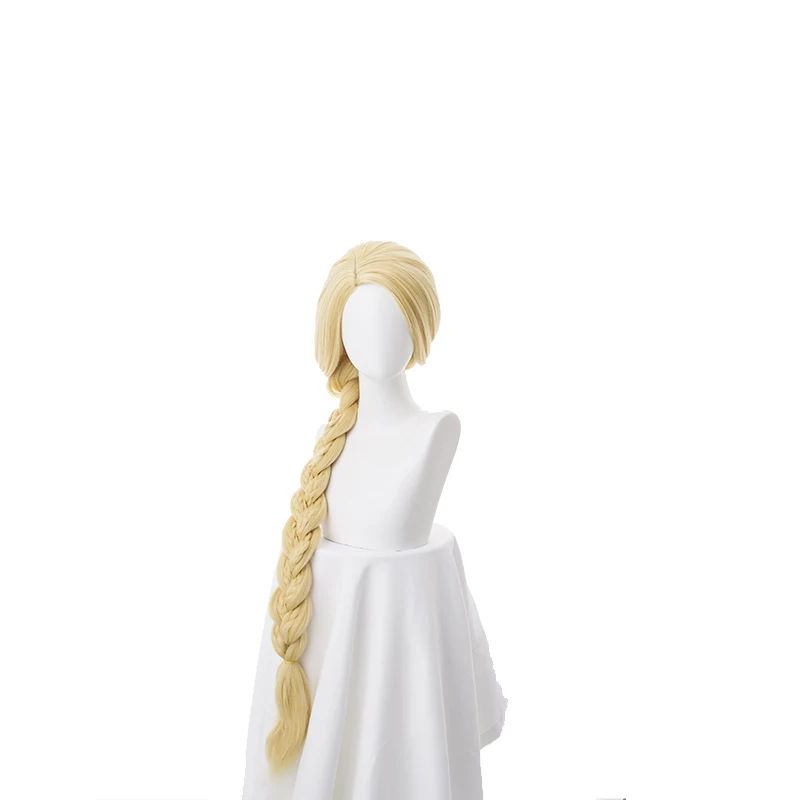 Парик для косплея из супердлинных светлых волос 120 см | Тематическая одежда и
