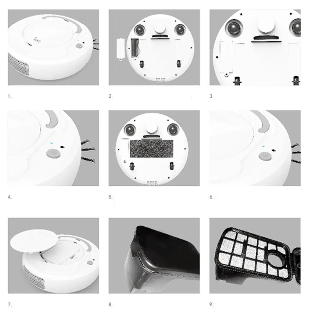 

01 Charging Automatic Sweeping Robot Mini Household Cleaning Machine Lazy Smart Vacuum Cleaner Portable