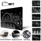 Чехол MTT для ноутбука Macbook Air 13 M1 A2337 2020, чехол для Macbook Pro 13 14 15 16 11 12, чехол с крышкой клавиатуры A2338 A2442