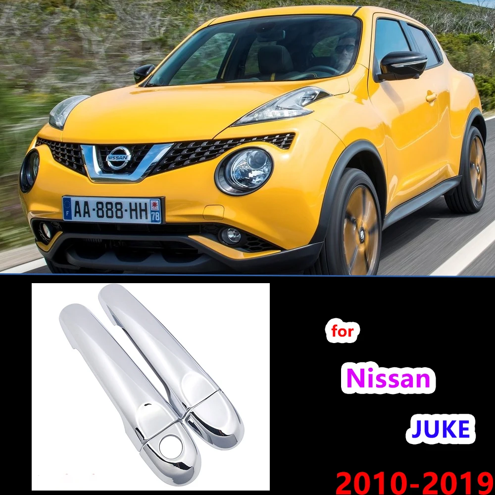 Хромированная дверная ручка для Nissan JUKE F15 Infiniti Esq 2010 2011 2012 2013 2014 2015 2016 2017 2018 2019
