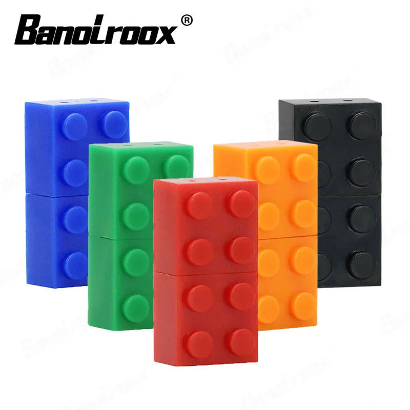 

Hot Sale Pen Drive Children Toy Model USB Flash Drive 64GB 128GB PenDrive 8GB 16GB 32GB Memory Flash Building Blocks USB Stick