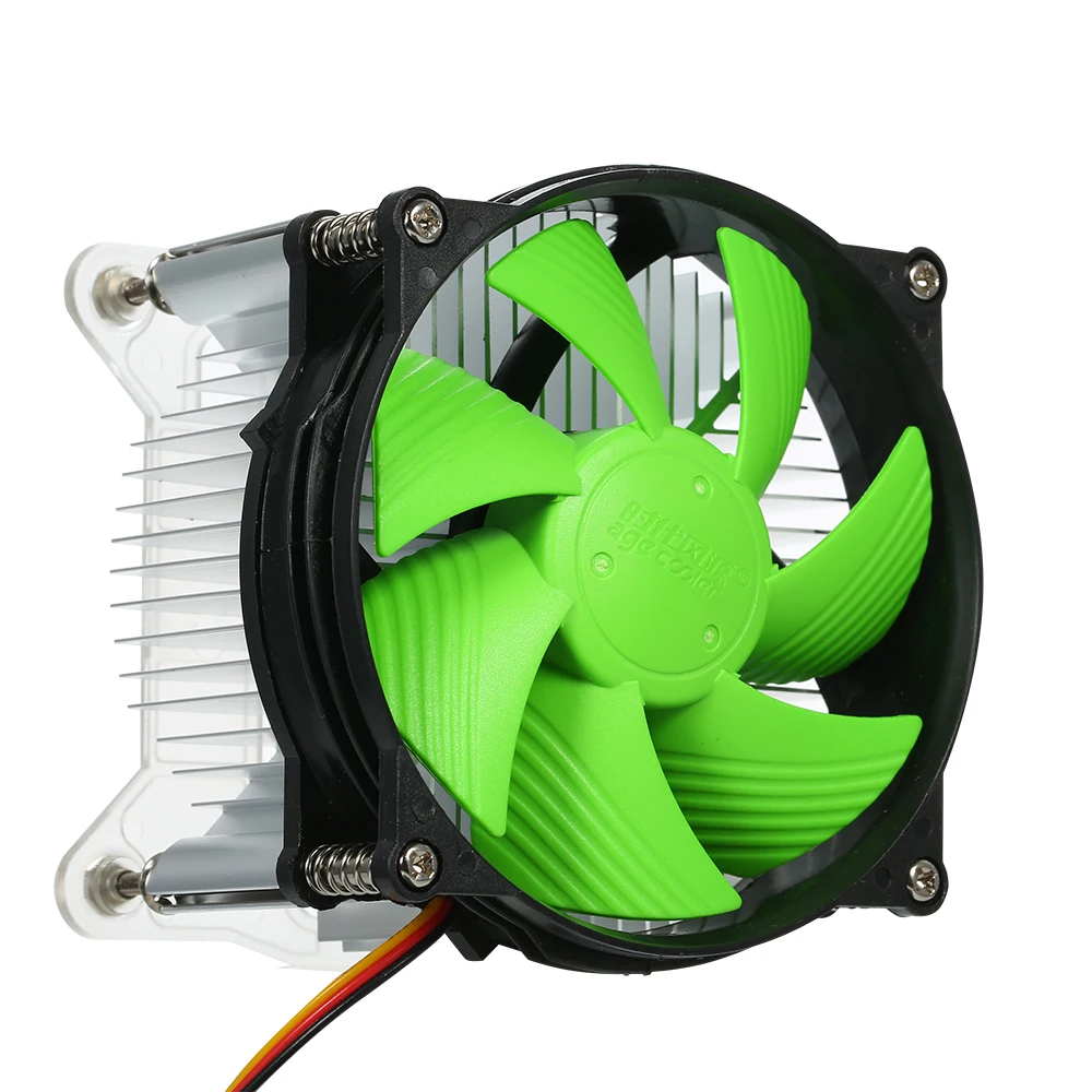 3-контактный вентилятор для процессора кулер быстрое отведение тепла низкий