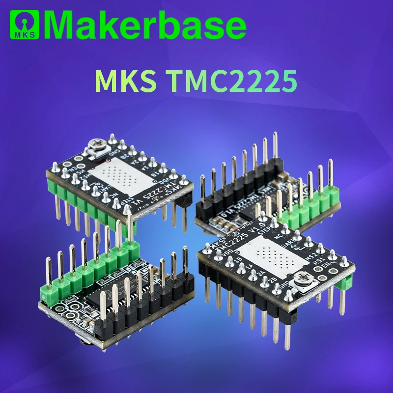 Шаговый Драйвер TMC2225 модуль 3D принтер шаговый контроллер TMC 2225 чип MKS ROBIN NANO creality
