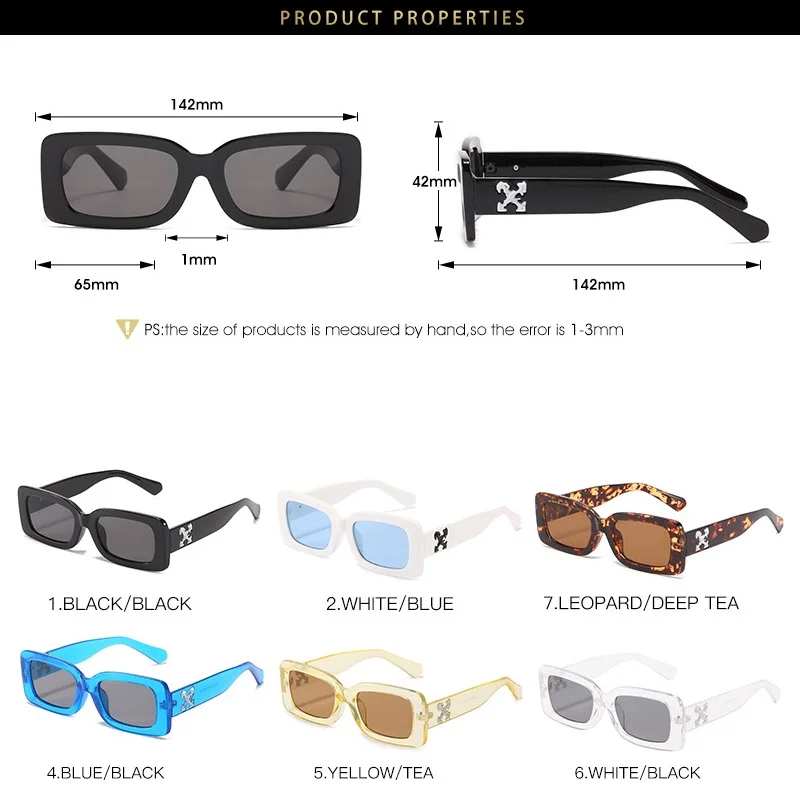 

Brand Designer Sunglasses 2021 Women High Quality Retro Sun glasses Women Square Glasses Women Men's Luxury Oculos De Sol UV400