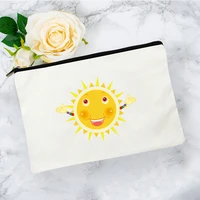 sun cosmetic bag for makeup kawaii mini free shipping bags travel pouch storage womens make up woman organizer handbags special