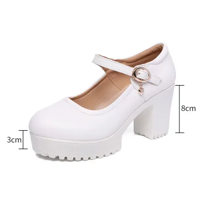 Подиум модель Cheongsam обувь из водонепроницаемой кожи с круглым носком на каблуке