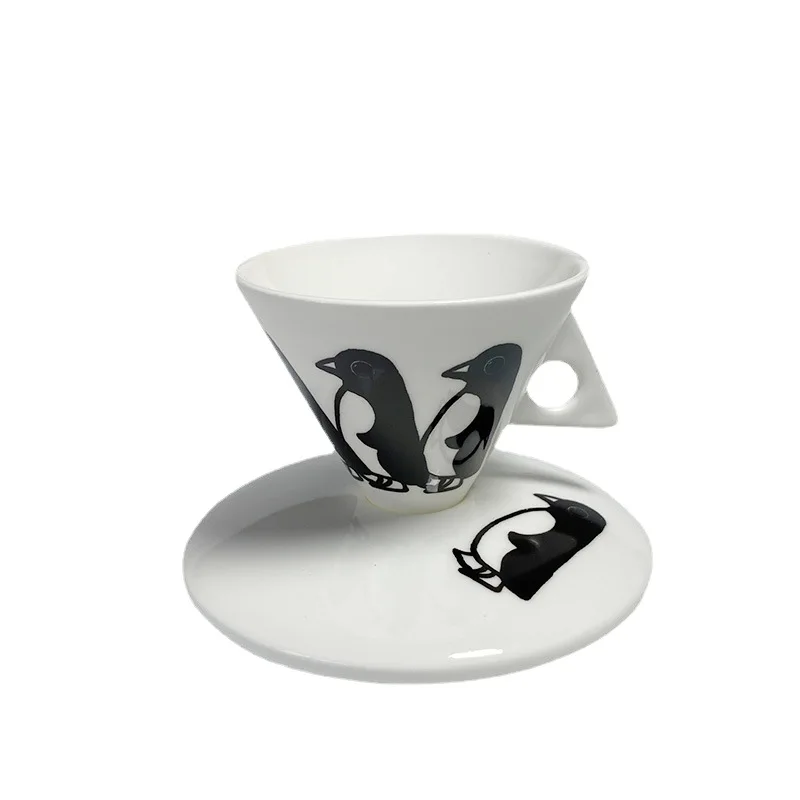 Medieval Vintage Style Bone China Coffee Cup and Saucer Set Afternoon Tea Water Milk Mug | Дом и сад