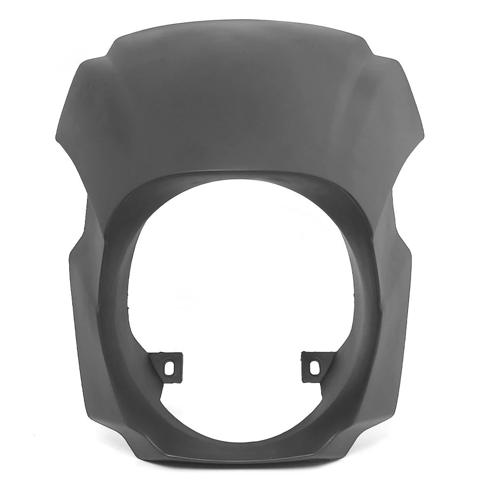 Передняя обтекательная крышка мотоцикла матовая черная обтекатель для лобового