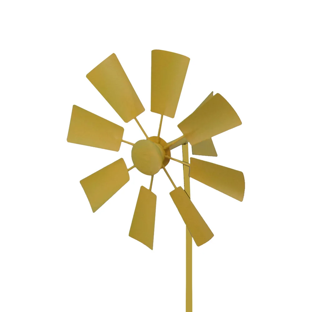 

Patio Iron Art Villa Gift Outdoor Yard Easy Install Weatherproof Sculpture Backyard For Garden Home Lawn Durable Wind Spinner