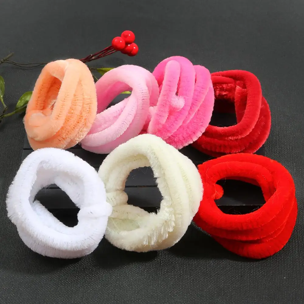 1 м/уп. красивые плюшевые палочки сделай сам стебли синели очистители труб