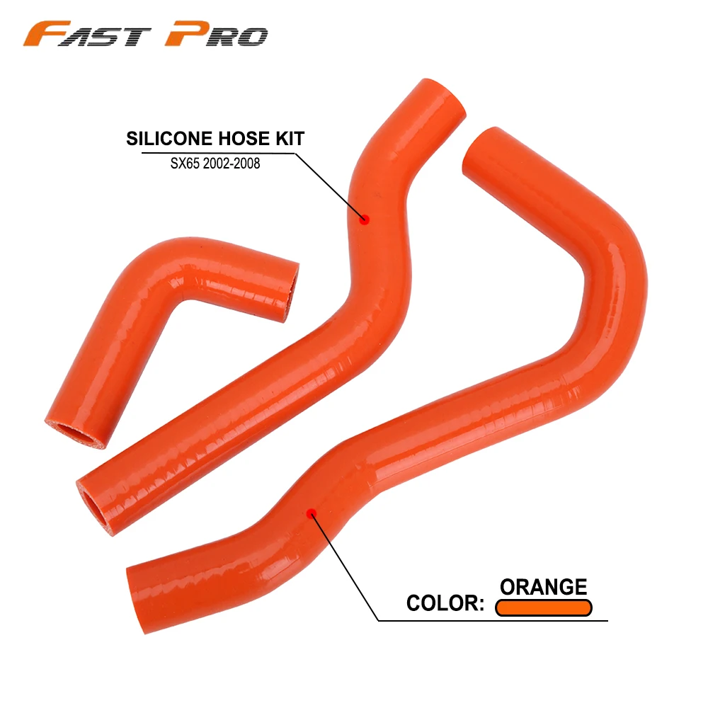 Силиконовый шланг охлаждающей жидкости радиатора для KTM SX65 65SX 2002 2008 Enduro