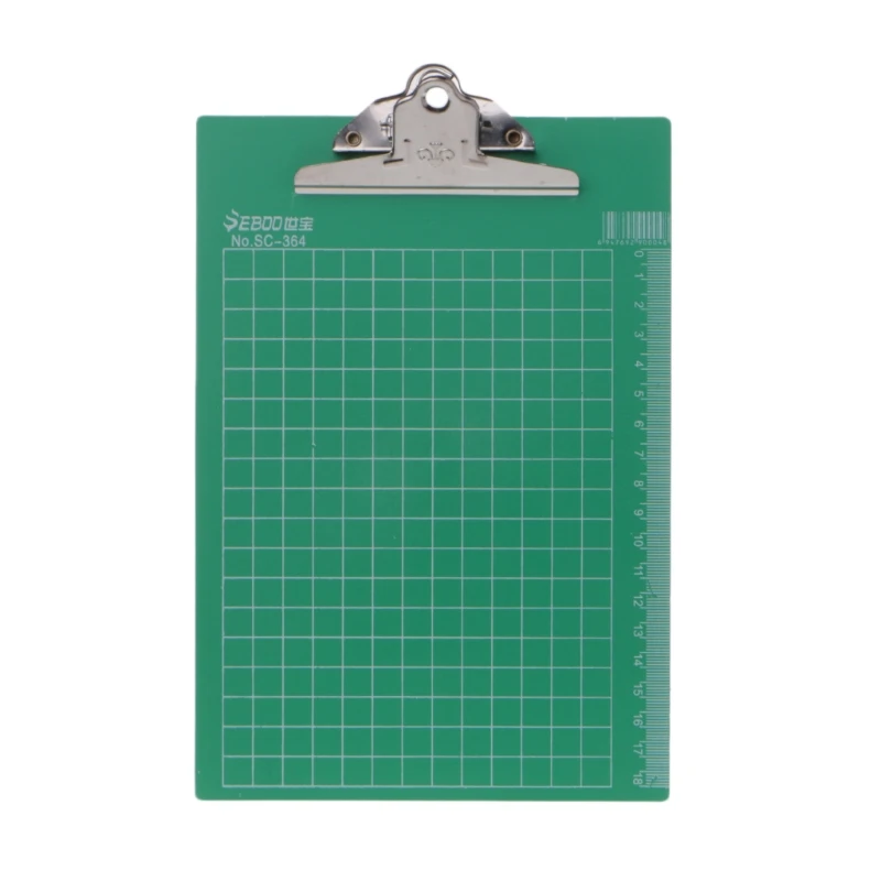 

Clipboards A5 Plastic Paper Holder Folder A5 File Paper Clip Writing Board Document Clipboard Scale Kit