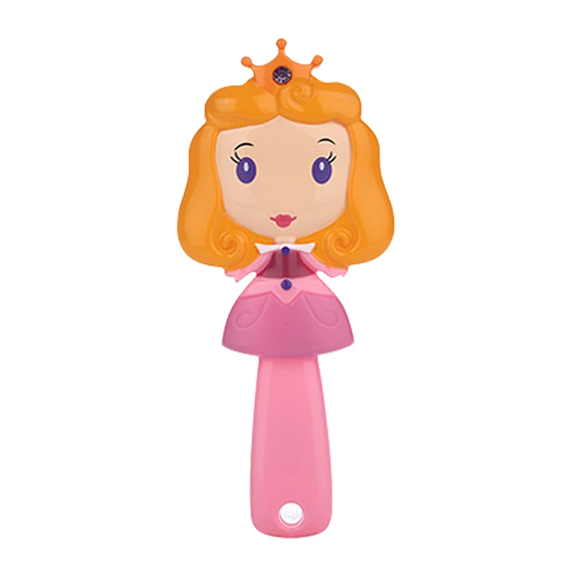 Дисней Принцесса замороженная щетка для волос brosse cheveux Kids нежная Антистатическая щетка кудрявый клубок Русалка щетина ручка Клубок Расческа - Цвет: 10