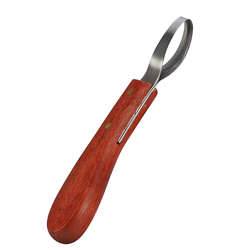Конский нож-копыта Овальный конский нож инструмент из нержавеющей стали для