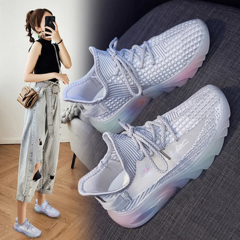 

Ladies Casual Shoes Spring 2021 New Lightweight Couple Shoes Fashion Comfortable Shoes Color Matching Breathable Soft Sole Shoes
