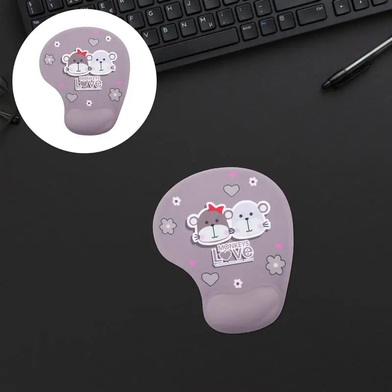 

1Pc Mouse Pad Cartoon Animal Wrist Comfort Support Mouse Pad for Home Office